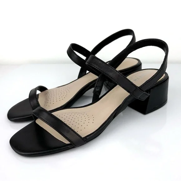 Kenneth Cole New York Women's Maisie Low Dress Sandals Black Size 6.5 - Picture 6 of 11